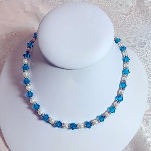 Swarovski Crystal & Pearl Necklace